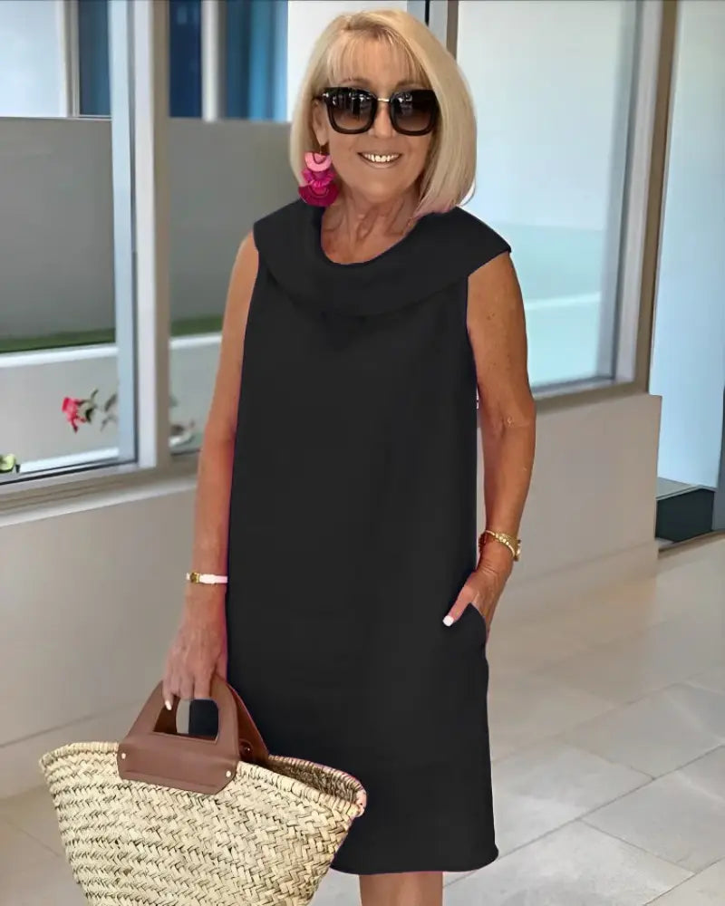 CIRESA - LIGHTWEIGHT DRESS - Black / S - Dresses