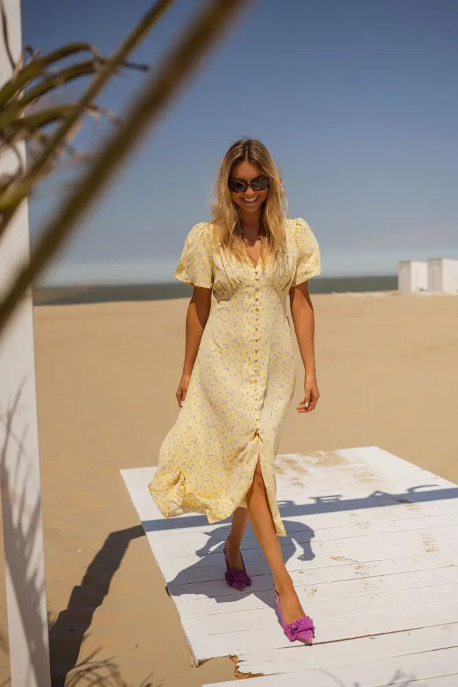 Diana™ | The Floral Summer Midi Dress - Dress