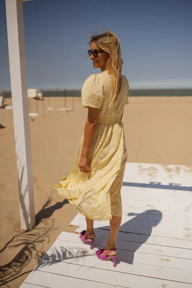 Diana™ | The Floral Summer Midi Dress - Dress