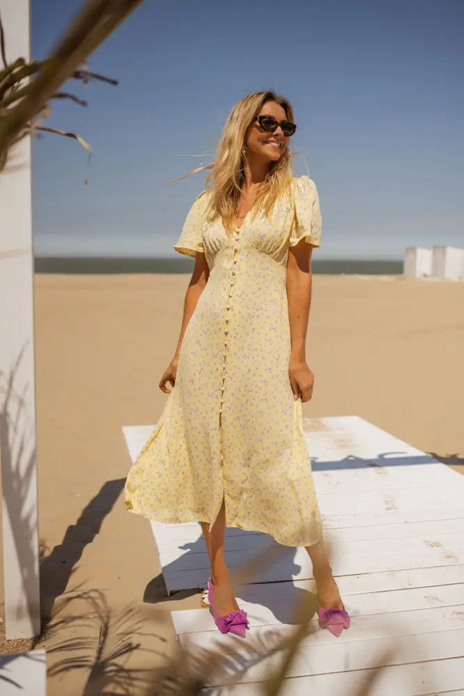 Diana™ | The Floral Summer Midi Dress - Dress