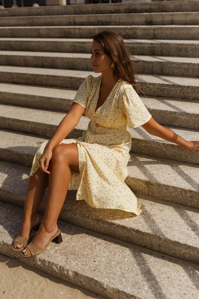 Diana™ | The Floral Summer Midi Dress - Dress