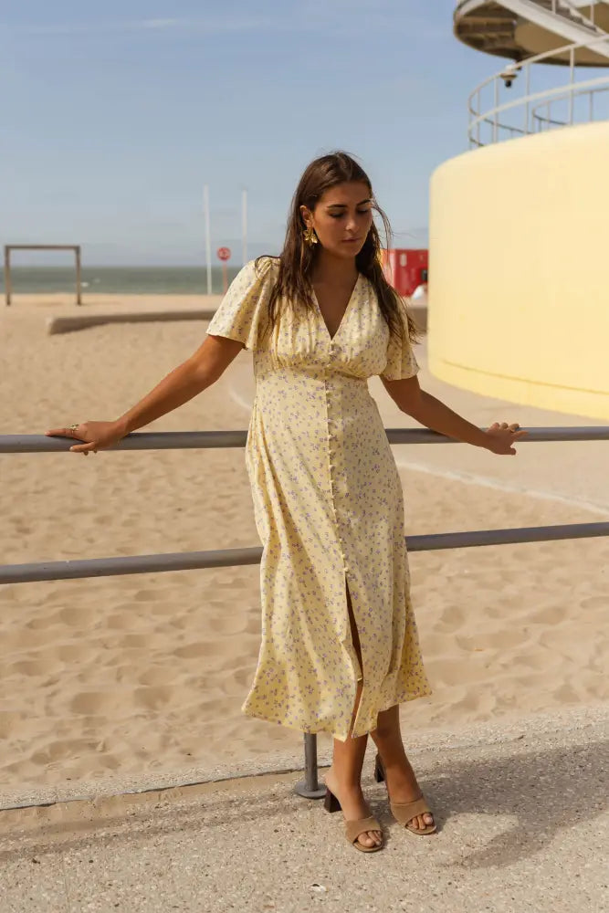 Diana™ | The Floral Summer Midi Dress - Dress