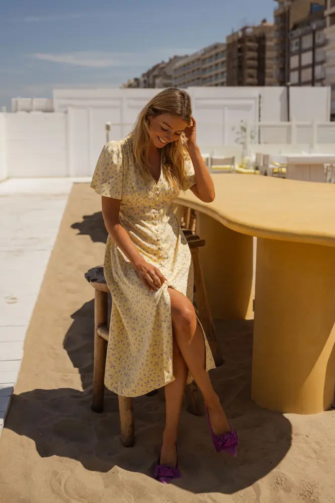 Diana™ | The Floral Summer Midi Dress - Dress