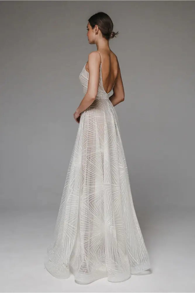 Thalassa - Sparkly Floor Length Party Dress - Dresses