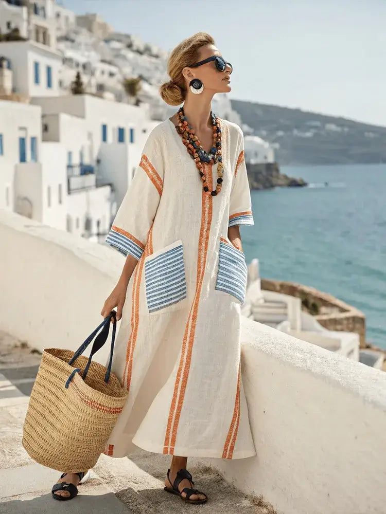 Vera - Long Summer Dress - Jurk